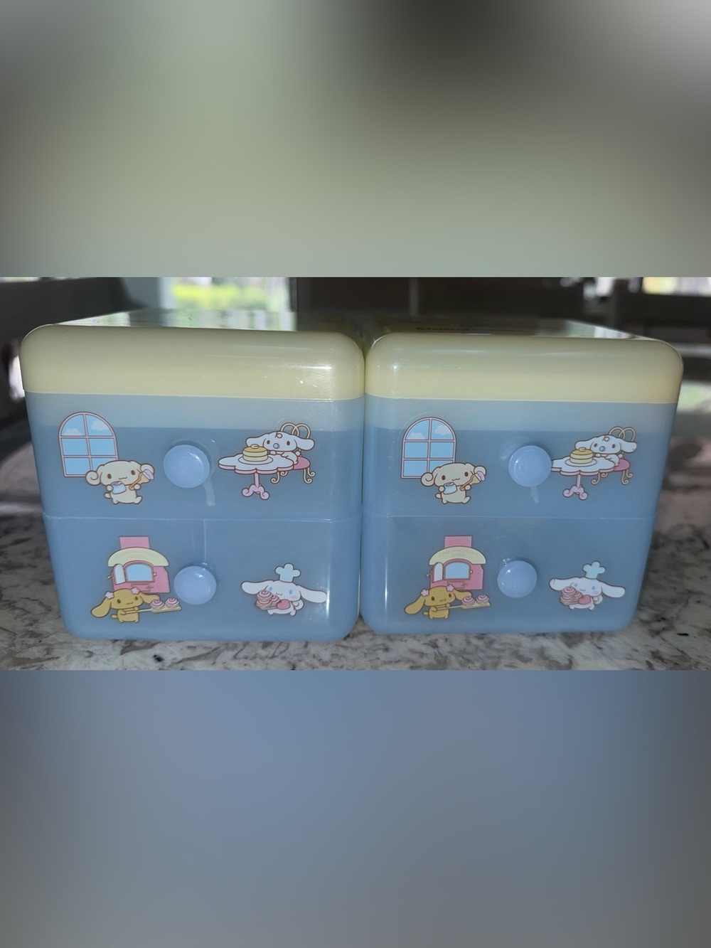 Sanrio CINNAMOROLL Desk Storage Case with Drawers x 2